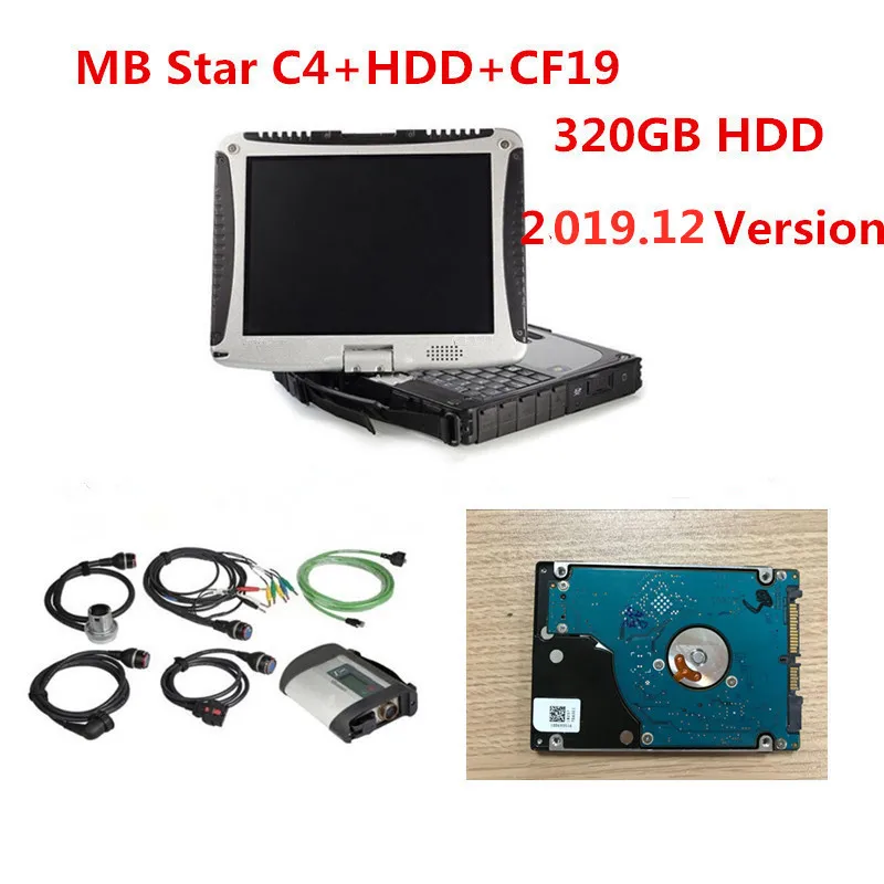 Качество A+++ MB Star C4 SD соединение с Toughbook военный ноутбук CF19,12 инженерное программное обеспечение Автомобильный диагностический для автомобилей и грузовиков