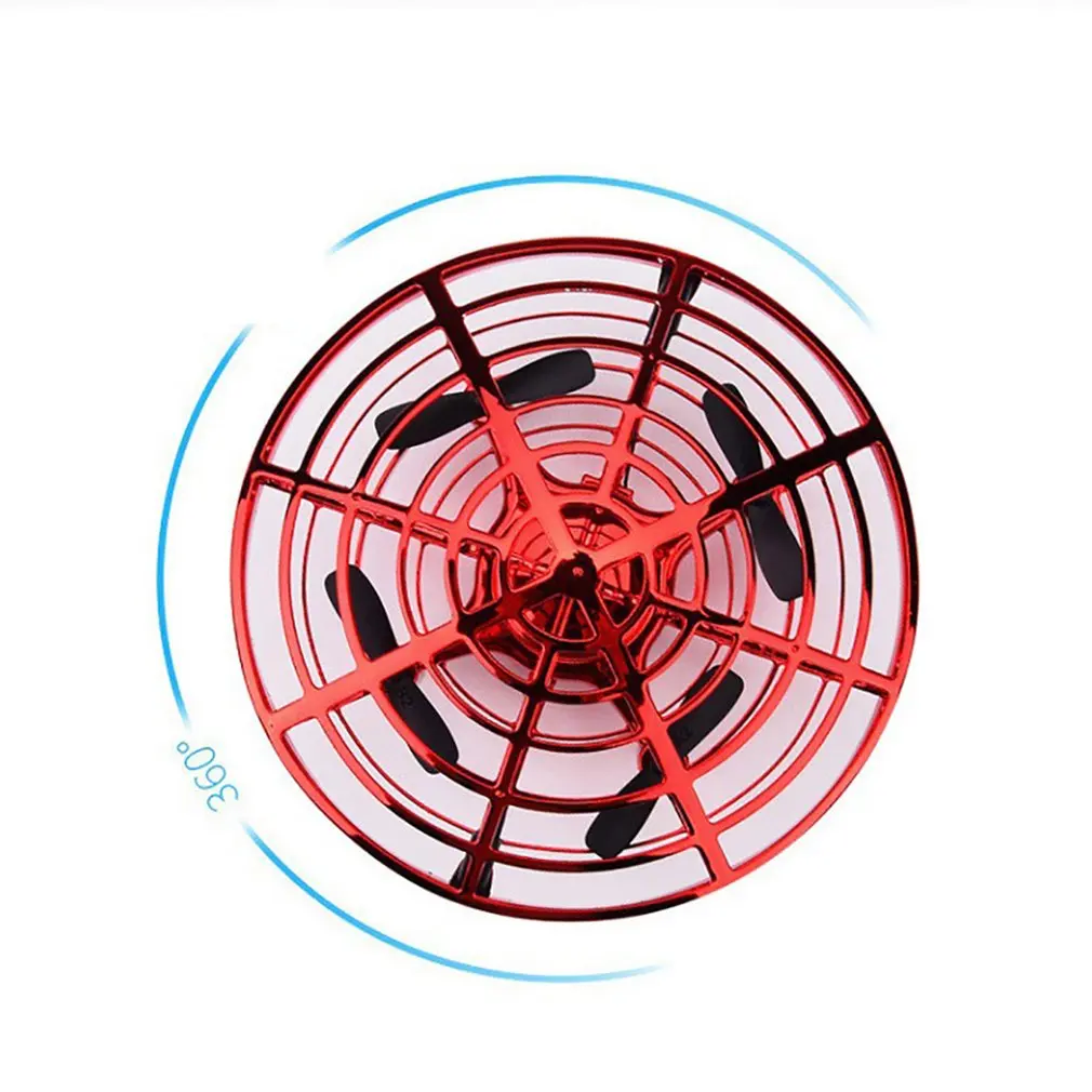 

Hand Push Potential Induction Ufo Quadcopter Intelligent Suspension Interaction Four-Axis Aircraft Children'S Toys