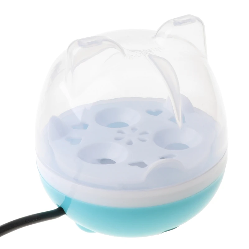 New Electric Hard Boiled Egg Cooker Portable Rapid Kitchen 3Pcs Egg Steamer Boiler
