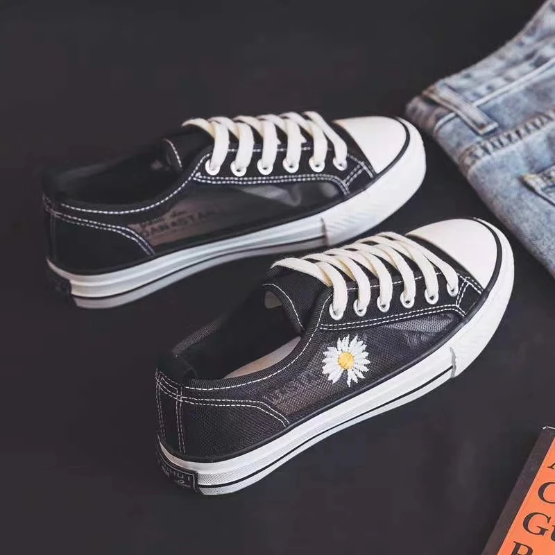 shoes with daisies