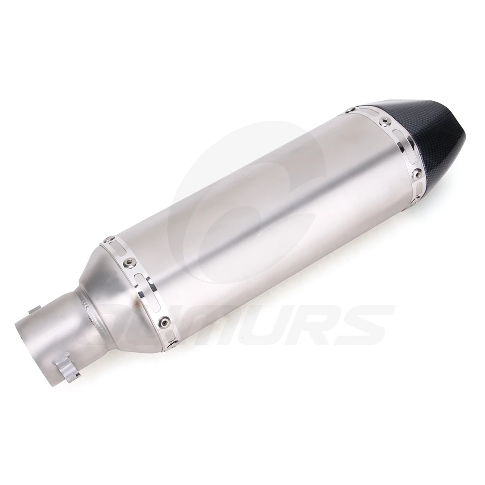 OUMURS выхлопная труба мотоцикла для Akrapovic Universel для Tmax CRF 230 Z750 CB400 ER6N GY6 CBR250 с глушителем