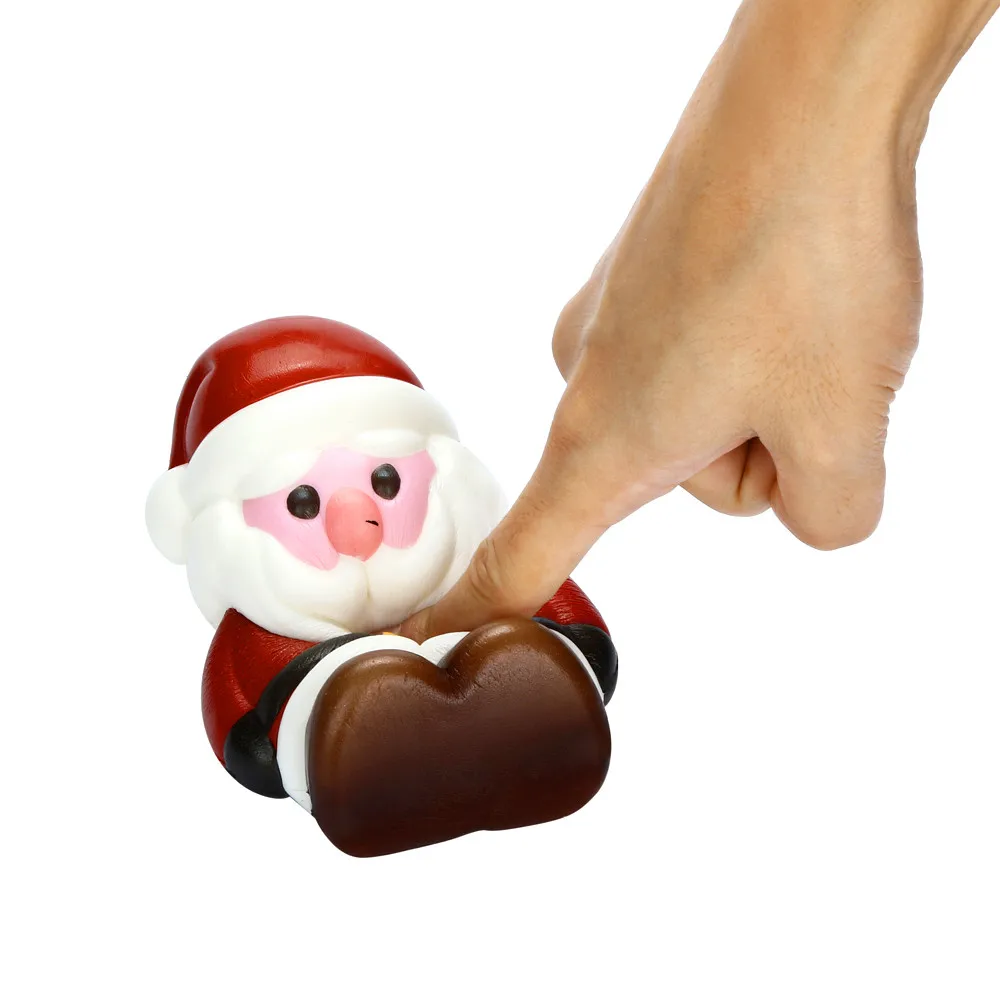 Игрушки для отдыха squishy skuishy Squishies Kawaii Рождественская игрушка медленно поднимающийся крем Ароматические игрушки для снятия стресса мягкие игрушки squishi D30828