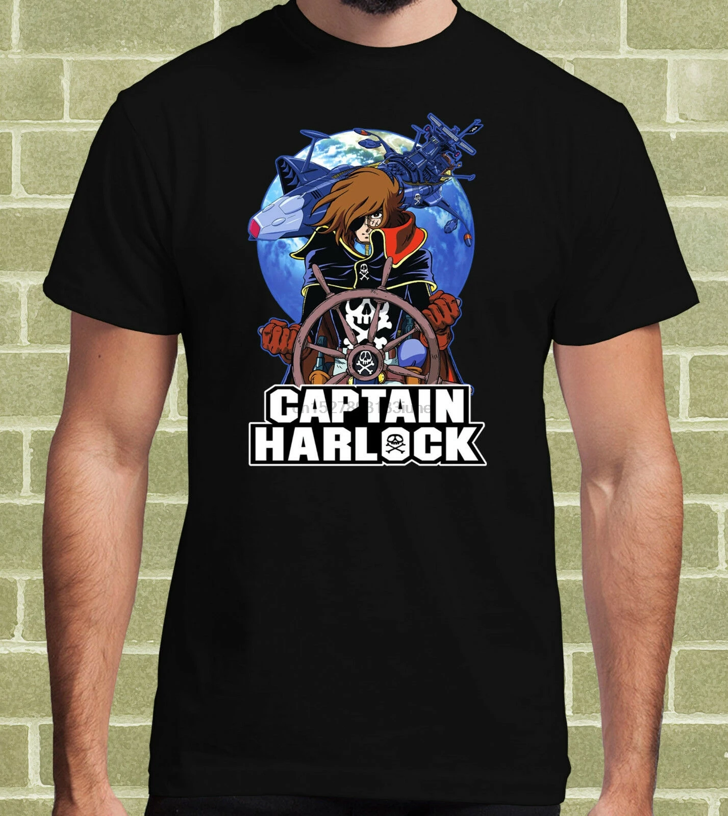 

Captain Harlock T Shirt for Men Women and Childrenshow original title