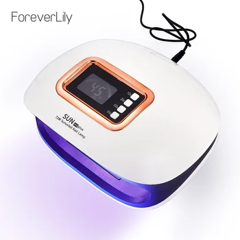 

72W UV Lamp LED Nail Lamp With 36 LEDs Two Hand Lamp Nail Dryer Manicure Curing Nail Gel Polish Auto Sensor Clear Time Display