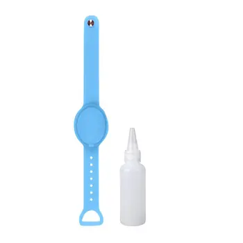 

Liquid Wristband Hand Dispenser Silicone Refillable Wristband Easy To Clean Your Hand Or Body By Lightly Press