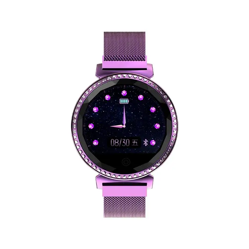 purple 696 MC11 Роскошные Смарт-часы для женщин модные часы для измерения артериального давления фитнес-браслет Bluetooth Смарт-часы модные наручные часы - Цвет: purple