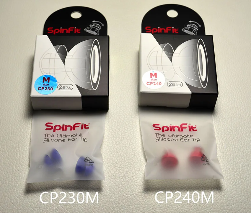 Наушники-вкладыши SpinFit CP220 CP230 CP240 патентованный силиконовый наушник - Цвет: CP240 M 1pair