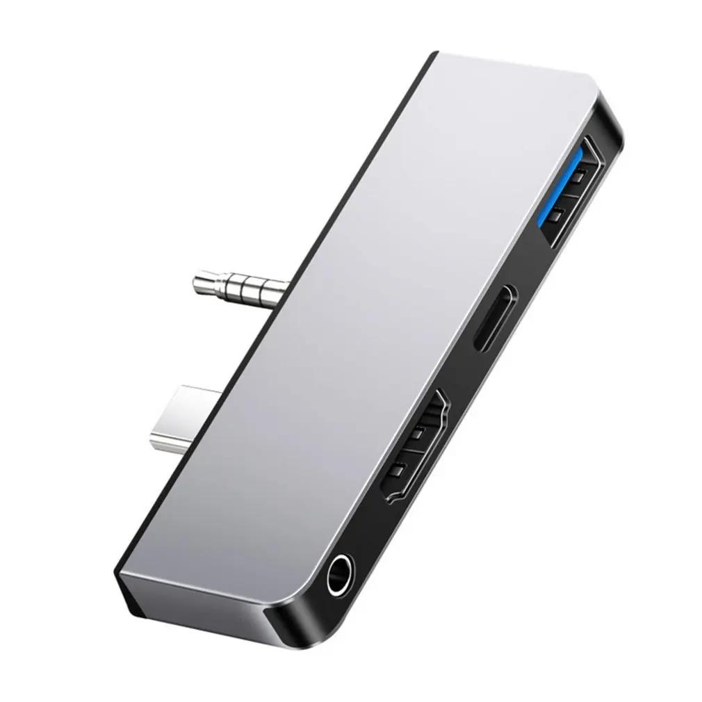 USB C концентратор 3 0 HDMI 5 мм аудио адаптер для поверхности Go Pro 6 мульти USB-C type