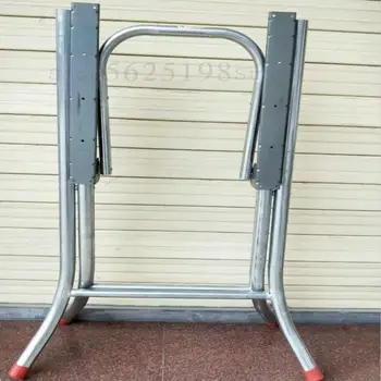 

Coffee table foot single-layer dining table round table folding leg bracket work bench iron frame training shrink table foot