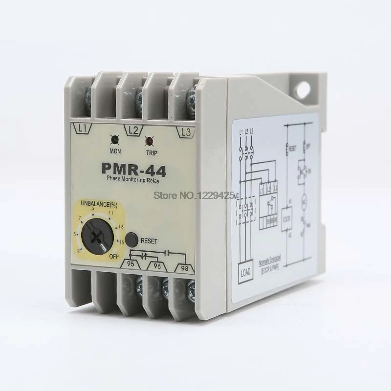 

Phase Sequence Protective Relay Phase Unbalance Electronic Over and Under Voltage EOCR Motor Protector PMR-44