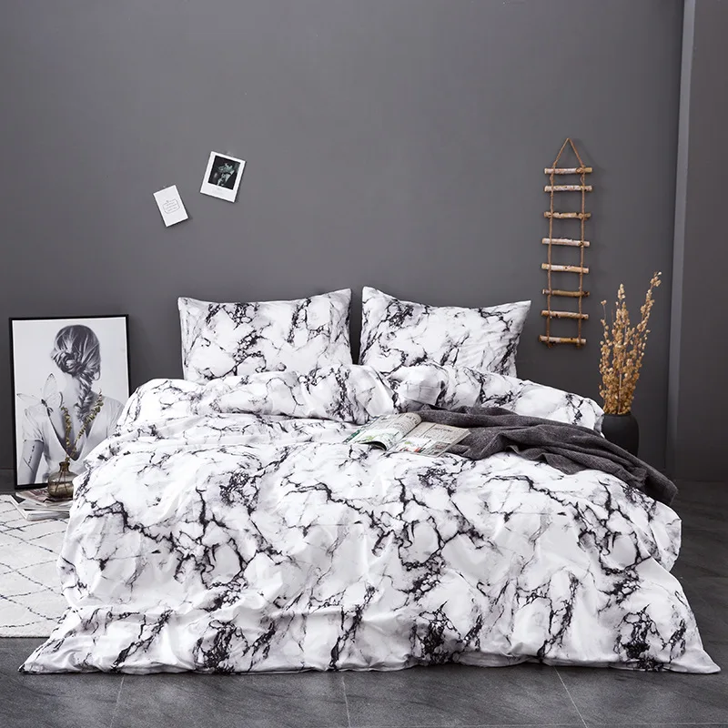 Marble Bedding Set Duvet Cover Twin Queen Quilt Cover Comforter Bedding Sets King