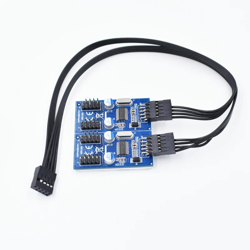 5 шт./лот материнская плата USB 2 0 9 контактный разъем от 1 до 4 штекеров разветвитель