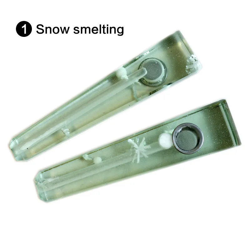 Snow smelting Runyangshi натуральный хрусталь камень smokey труба с плоской головкой кристаллическая трубка курительная табачная трубка точка мундштук для сигареты - Цвет: Snow smelting