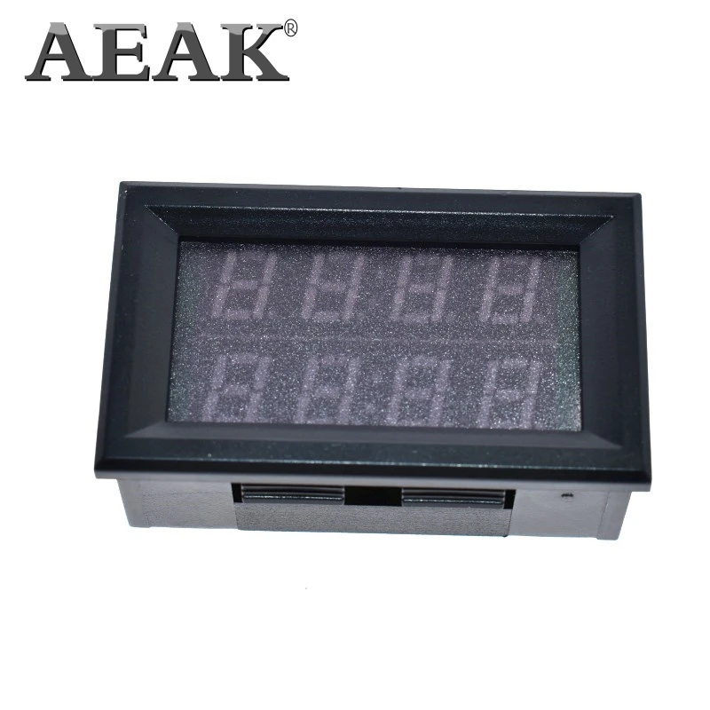 Цифровой вольтметр и амперметр AEAK 0 28 дюйма 4 бит 5 проводов 200 в пост. Тока 10 А