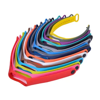 

Silicone Strap Bracelets For Band 4 3 Wrist Strap For Miband 3 4 Strap Wriststrap Bracelet Replacement Strap