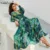 Women's Plus Size A Line Dress Floral V Neck Print Lantern Sleeve Long Sleeve Fall Spring Casual Mumu Maxi long Dress Daily Holiday Dress 3