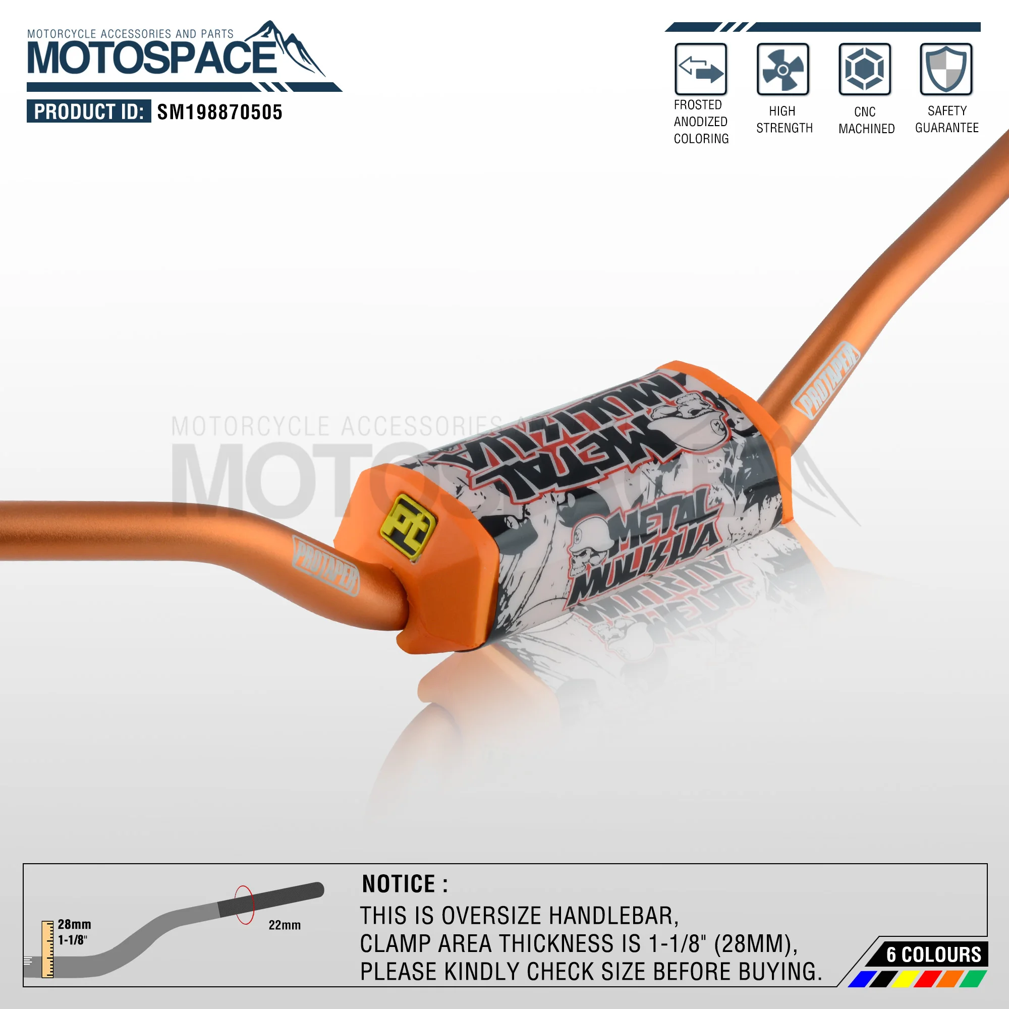 Руль для Pro Taper Pack Bar 1-1/" Классическая дверная ручка бар колодки ручки Pit Pro Racing Dirt Pit Bike мотоцикл с адаптер cnc