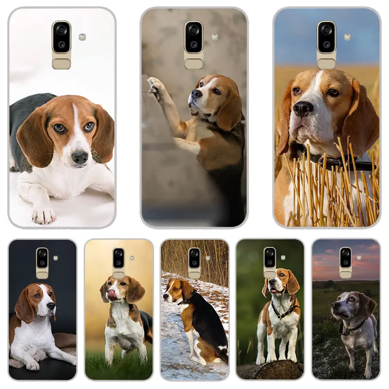 

cute dog Beagle Matte Silicone Cases For Samsung galaxy J3 J5 J7 A3 A5 A7 2016 2017 TPU Phone Case back Cover
