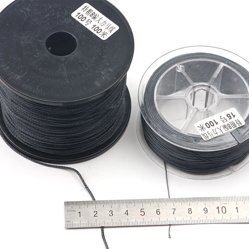 Rompin 100M PE Braided Fishing Line 8 Strands 140-800LB Multifilament Fishing Wire Smooth carp Fishing line sea boat big fish 4