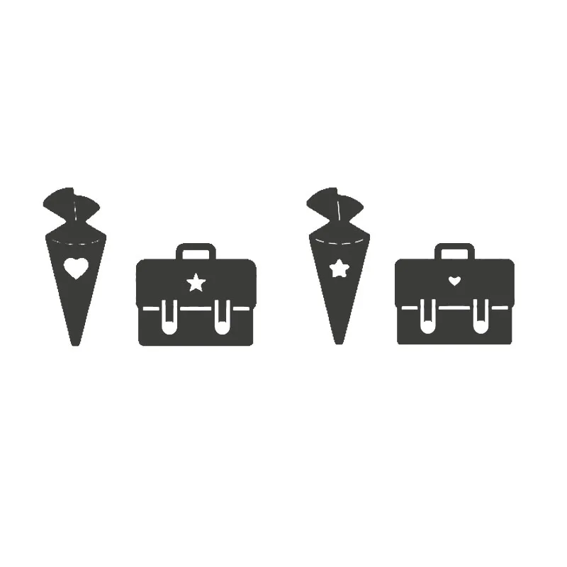

School Bag And Celebration Metal Cutting Dies For Scrapbooking Craft Embossing DIY Making Cutting dies