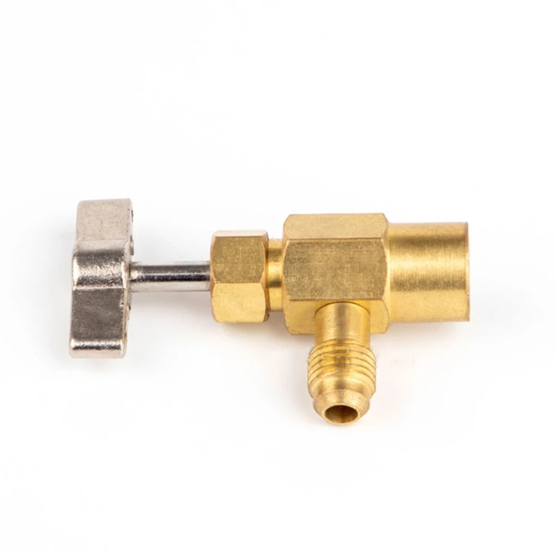 High Quality New R134A Can Tap Valve Refrigerant Dispenser Tool with Tank Adapter for 1/2 inch AC Freon Charging Hose