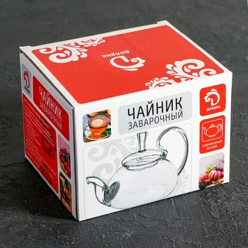 

Teapot "Valencia", 400 ml, with glass sieve
