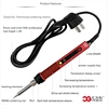 220V/110V E60WT Electric Soldering iron EU CXG E60W LED Digital Adjustable Temperature Ceramics Heater 900M tip Better than 936d ► Photo 3/6