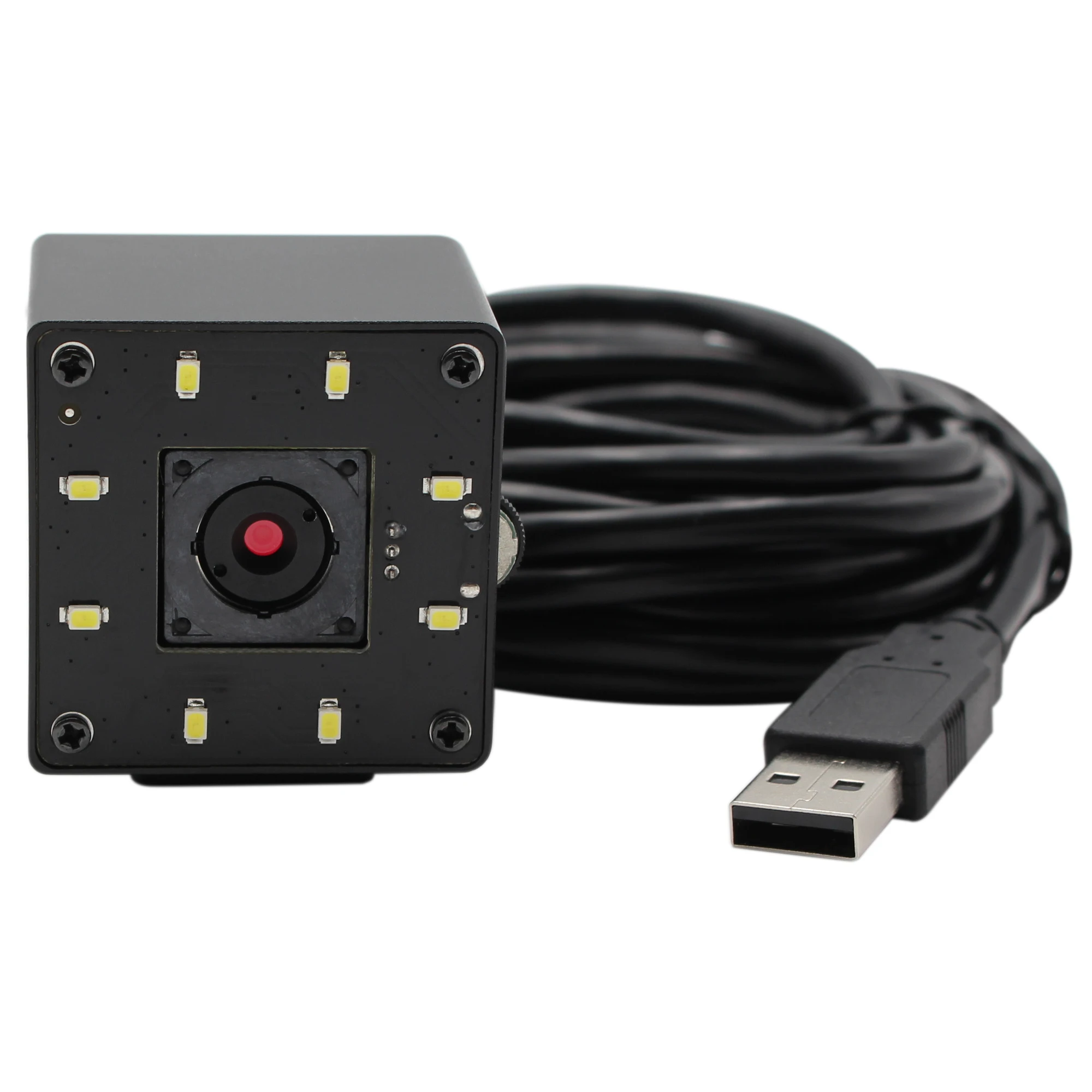Белый светодиодный Автофокус 2MP USB веб-камера CMOS OV2710 60 градусов Автофокус Объектив Full HD веб-камера для Windows Mac Linux Android