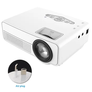 

Mini Projector With Remote Control Portable Video Entertainment Audio LED Light Beamer TV For Smartphone 1080P Home Theater