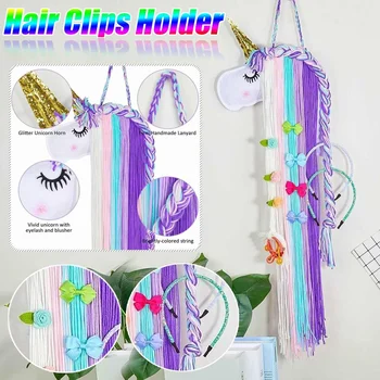

NEW Hair Bows Storage Belt for Girls Hair Clips Barrette Hairband Hanging Organizer Strip Holder for Hair Accessories
