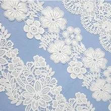 7 ярдов Белый DIY ручной работы Свадебная вечеринка Ремесло Подарочная упаковка лоскутное хлопок крючком кружева ленты одежда аксессуары