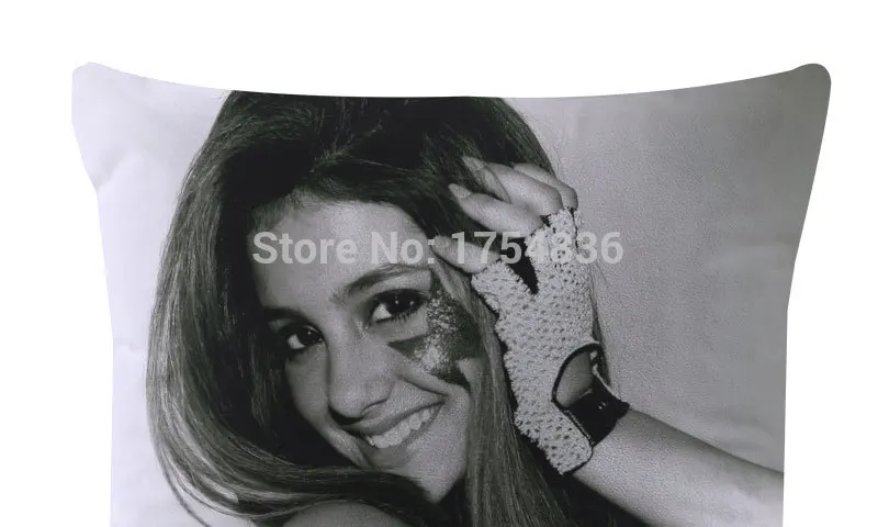 Белая бархатная ткань декоративные подушки Чехлы для подушек Ariana Grande cojines decorativos para диванные подушки на заказ