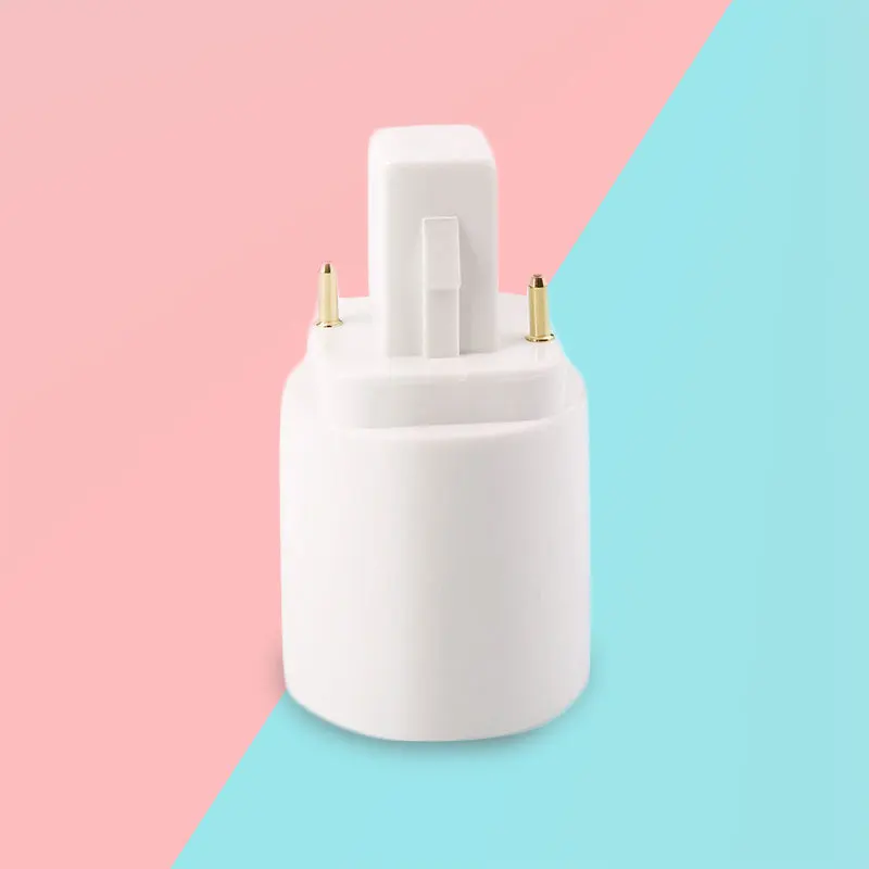 Дизайн интерьера адаптер База Светодиодный G24 к E27 огни Розетки конвертер гнездо socketadapterконвертер E27tog24 лампы колпачок