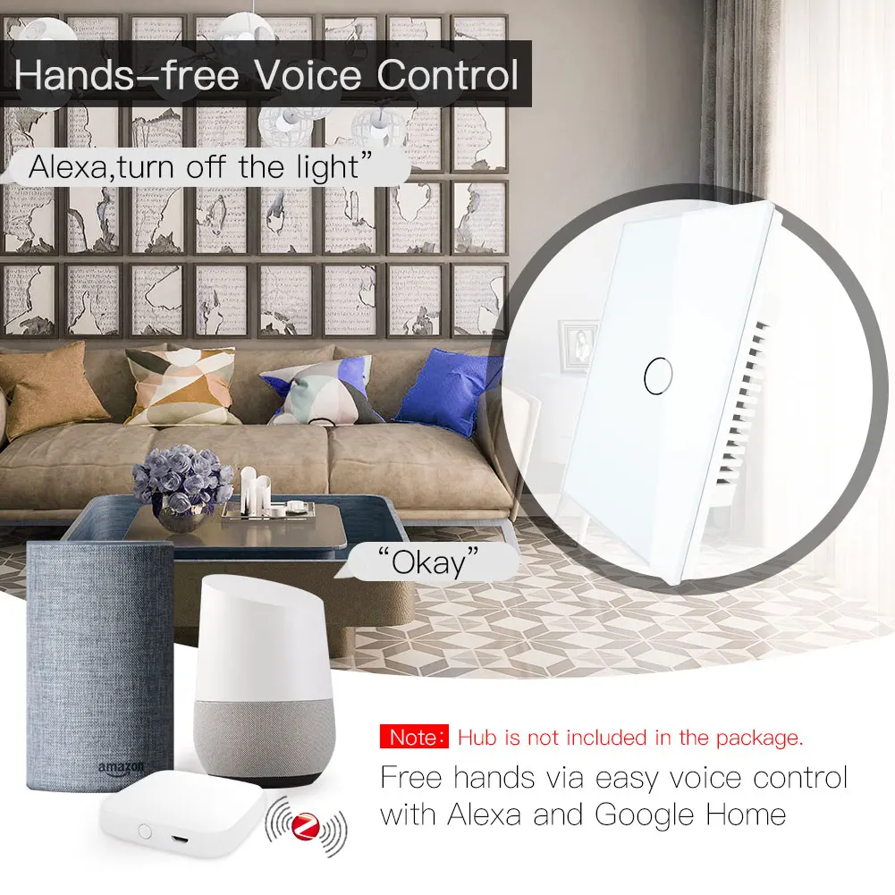 Interruptor de Luz Inteligente do Toque da Parede de Zigbee com Neutro Esperta do Capacitor Trabalha com Alexa Cubo do Google Nenhum Neutro Nenhuma Vida Tuya Exigido - 23 parede de zigbee com neutro nenhum neutro,