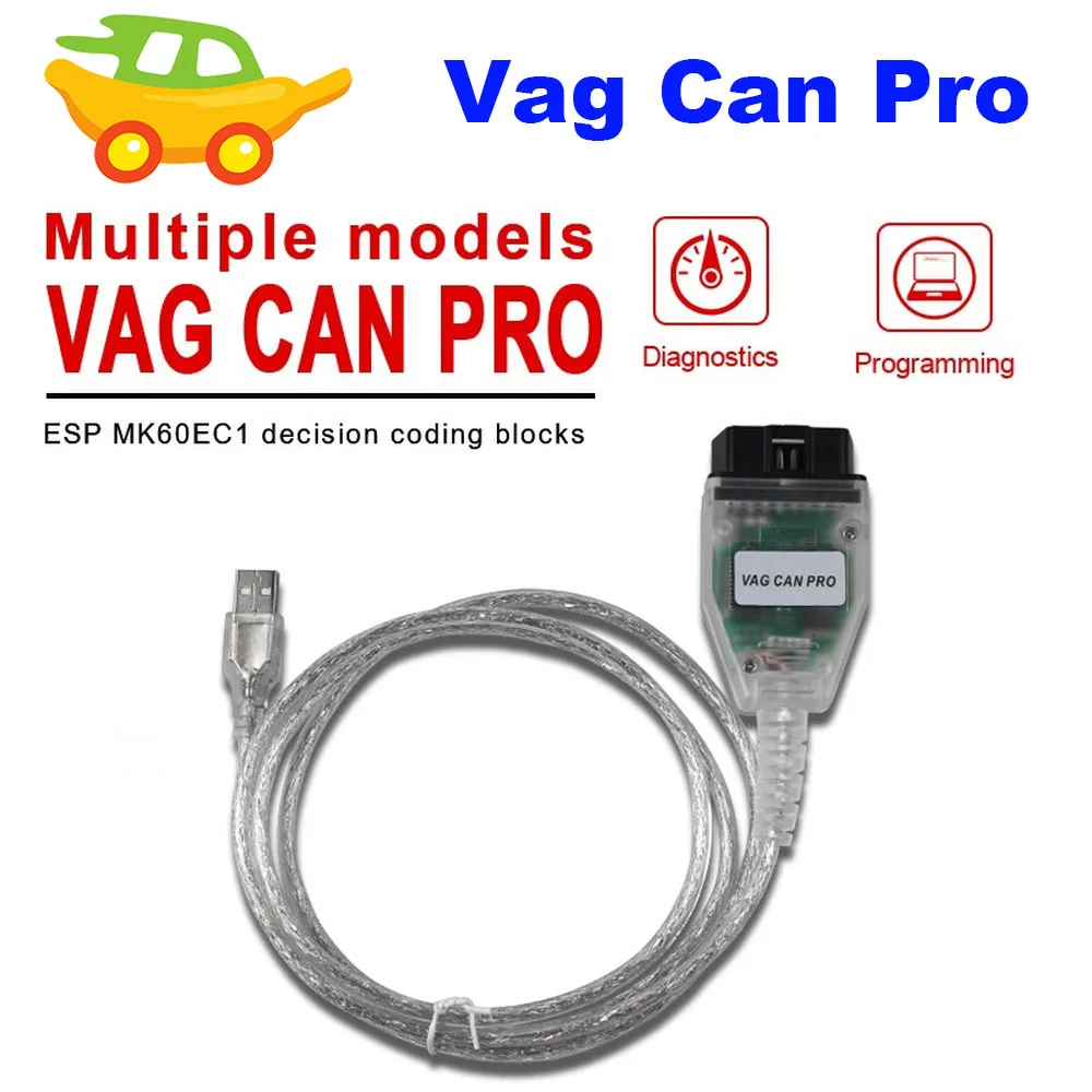 

2019 for VAG CAN PRO FTDI Chip support CAN BUS+UDS+K-Line SW Version 5.5.1 VAG CAN PRO V5.5.1 with FTDI FT245RL better than ODIS