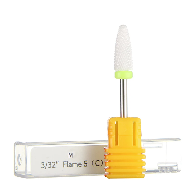 6 типов керамических сверл для ногтей Электрический Маникюрный станок