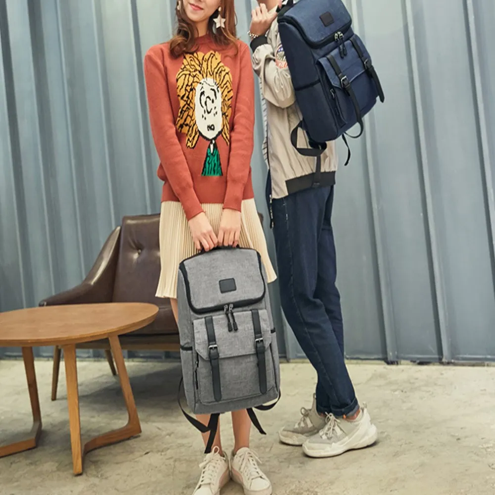 Korean Version Of The Bag Computer Bag Student Backpack Men's Bag Men Women Unisex Bag Clothes Home Storage Bag