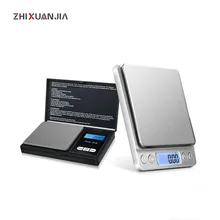 Портативные точные цифровые весы мини 2 кг 0,1 г 500 г 0,01 г электронные весы кухонные весы ювелирные весы