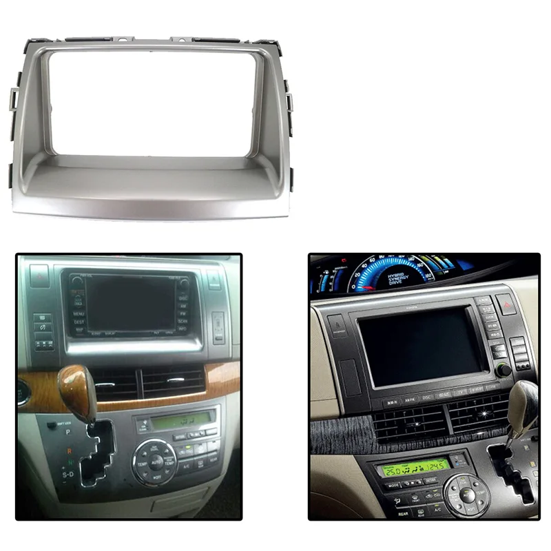 2 Din автомобиля Радио панель Адаптер для TOYOTA Previa Tarago 2007+ Estima 2006