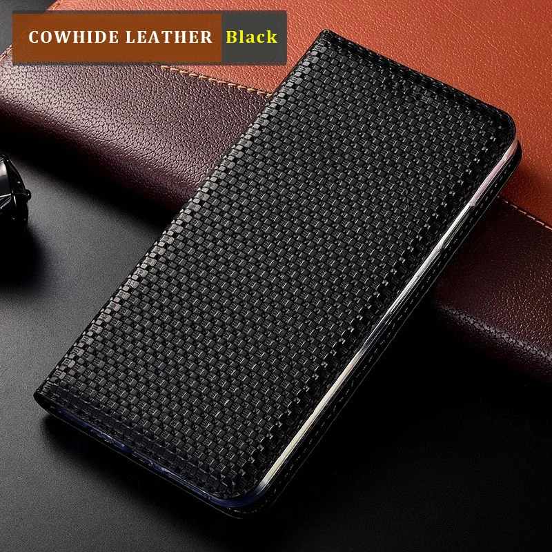 Luxury Genuine Leather Magnetic Flip Cover Case For XiaoMi Poco X2 X3 NFC F1 F2 M2 M3 Pro Mobile Phone Cover