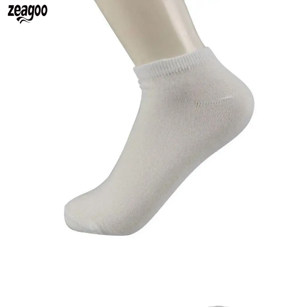 Повседневные Дышащие Короткие носки унисекс, невидимые короткие носки для всех лет, одноцветные повседневные Стандартные носки для взрослых