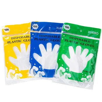 

Heavy Duty Disposable Vinyl Gloves 100 Count Super Comfortable Extra Strong Durable and Stretchy, Medical, Food and Multi Use