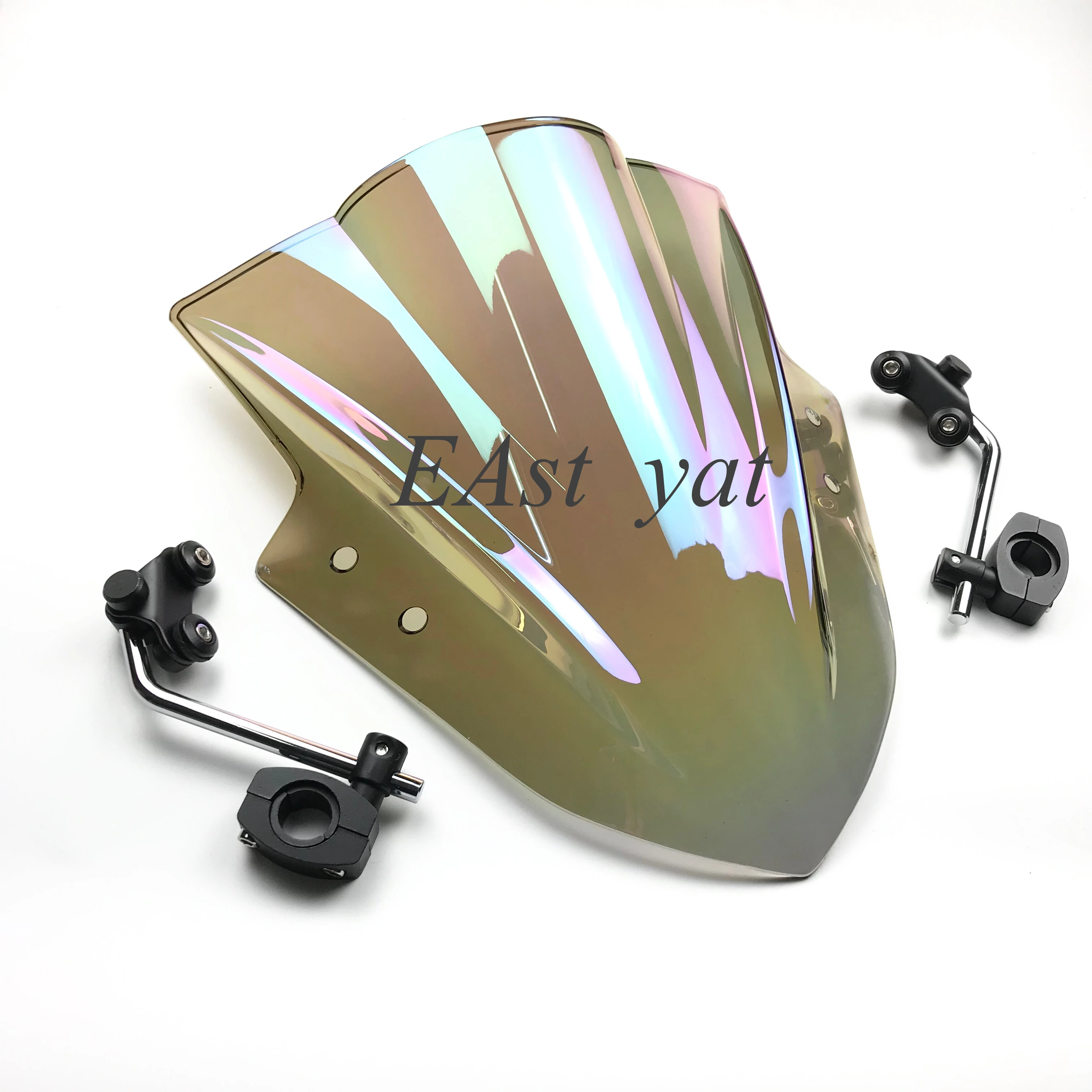 Motorcycle WindScreens Adjustable Bracket For Kawasaki ER6N ER4N For Yamaha MT125 FZ1 FZ6 FZ8 MT-01 MT03 MT07 MT09 motorcycle windshield