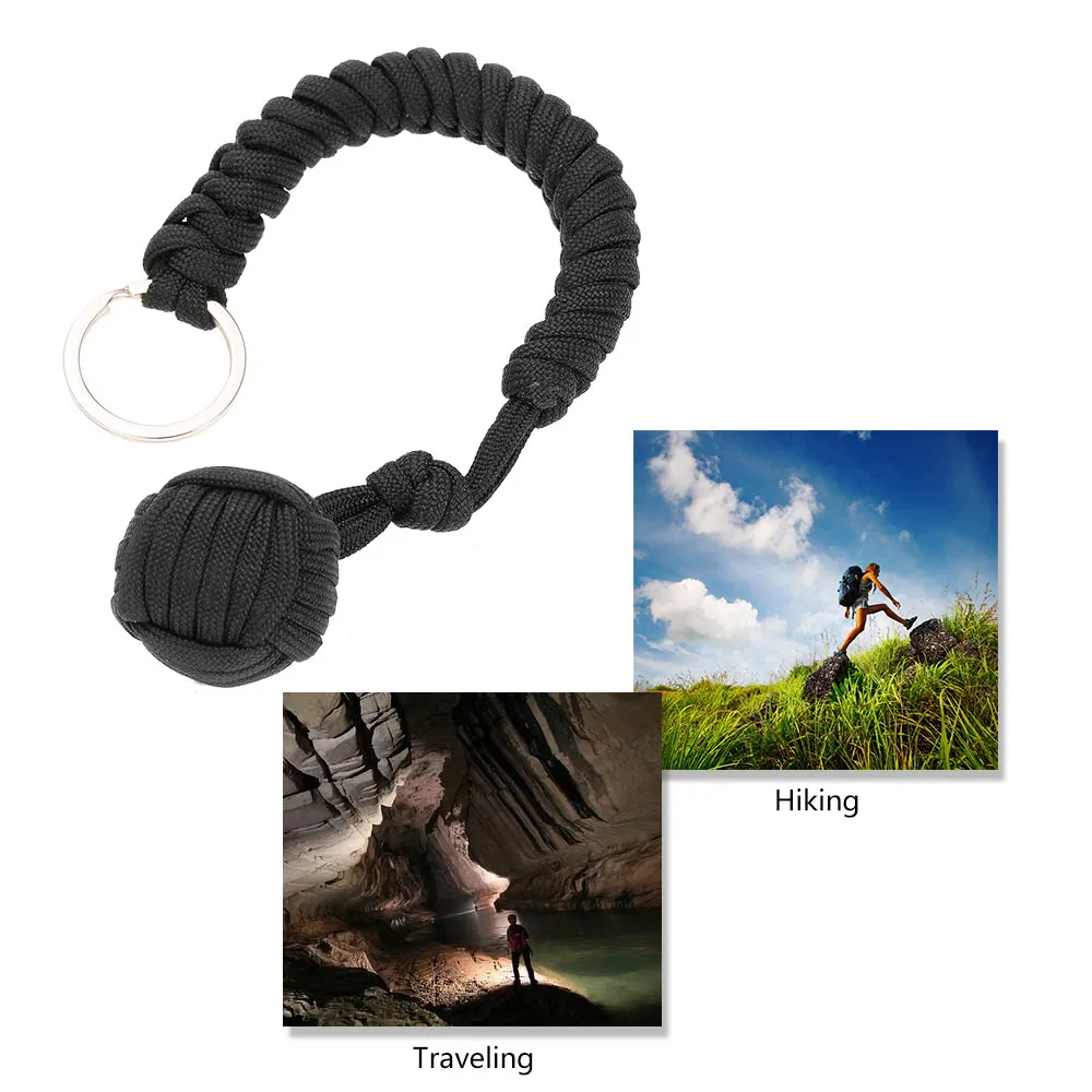 Lixada 5 шт. Paracord для выживания Аварийный ключ кольцо наборы выживания самопомощи Открытый Кемпинг Туризм EDC инструменты