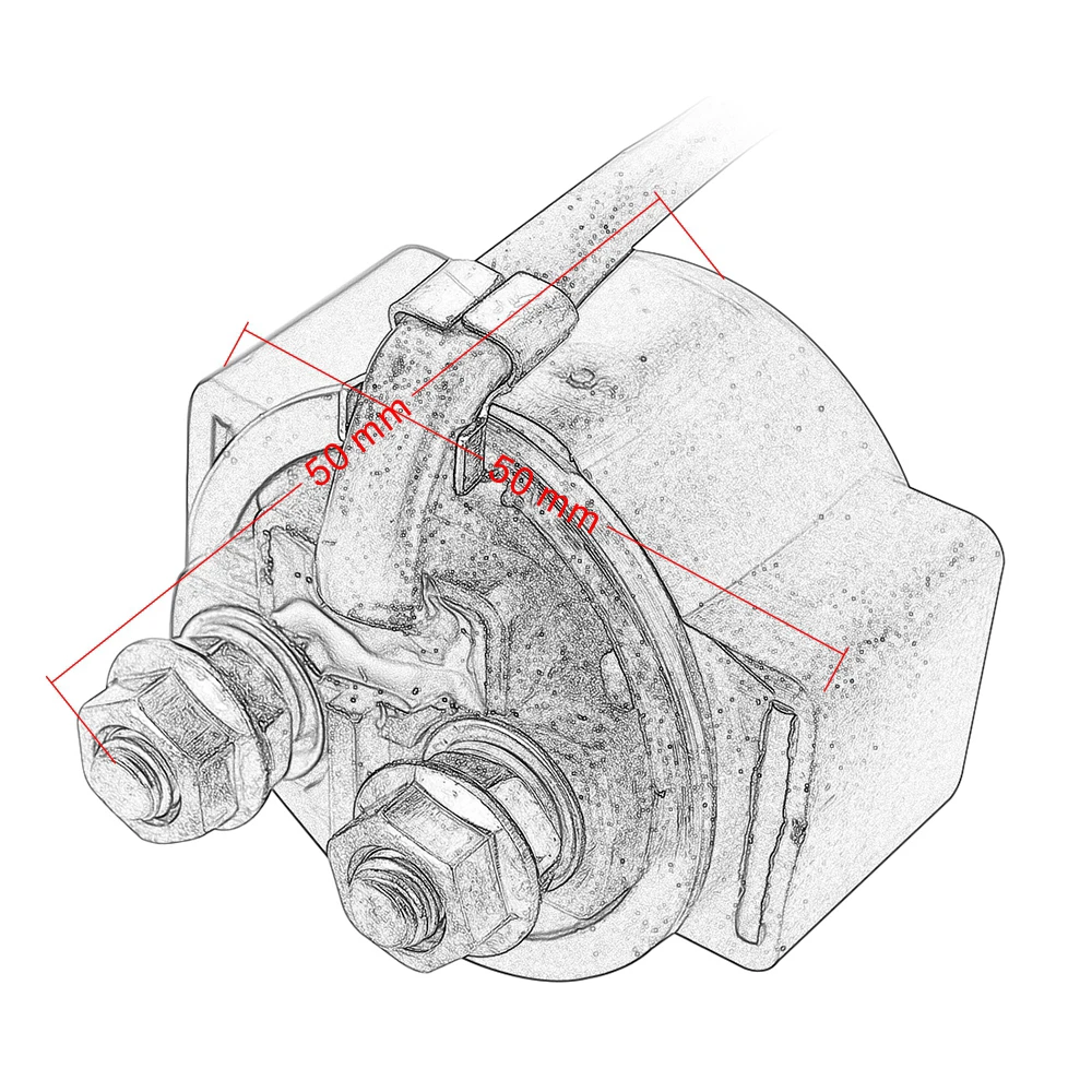 Motorcycle Starter Relay Solenoid For Polaris 0452761 Phoenix 200 2005-2013 Sawtooth 200 UTV RZR 170 169CC