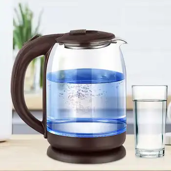 

1500W 220V 2L Glass Electric Kettle Off Automatically Auto-Power Off Household Quick Heating Electric Boiling Pot