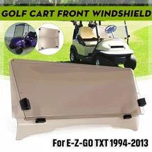 Tawny Сложите переднее ветровое стекло гольф тележка часть подходит для E-Z-GO TXT 1994-2013