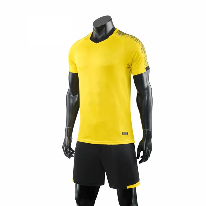 Детские мужские футбольные Джерси, наборы для взрослых, персональная футбольная на заказ комплекты униформы для детей, Спортивная тренировочная майка - Цвет: Yellow