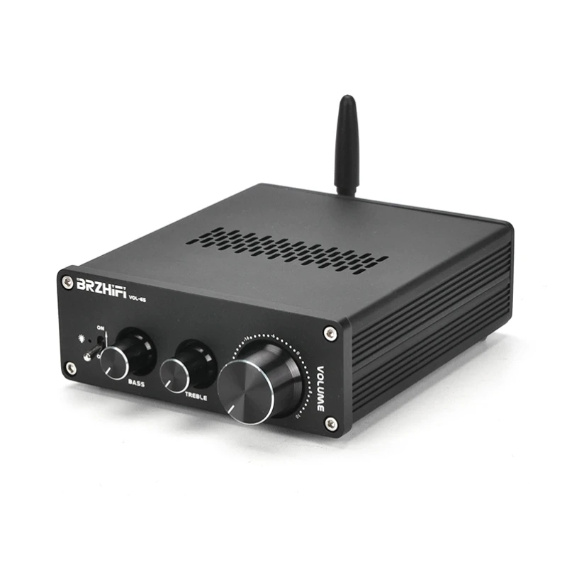 6J5 усилитель клапанной трубки предусилитель Bluetooth 5,0 беспроводной аудио стерео аудио наушники ВЧ бас тон домашний кинотеатр