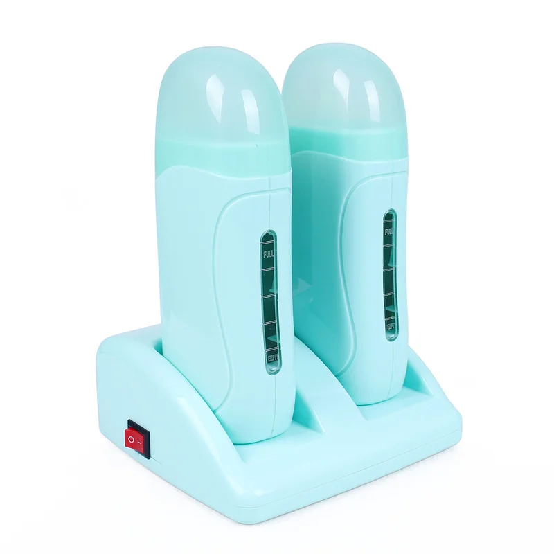 Ce Certificate Two Seat Roll-On Wax Machine Roll On Depilatory Waxing Wax Heater Portable Wax Machine Electric Removal Machine